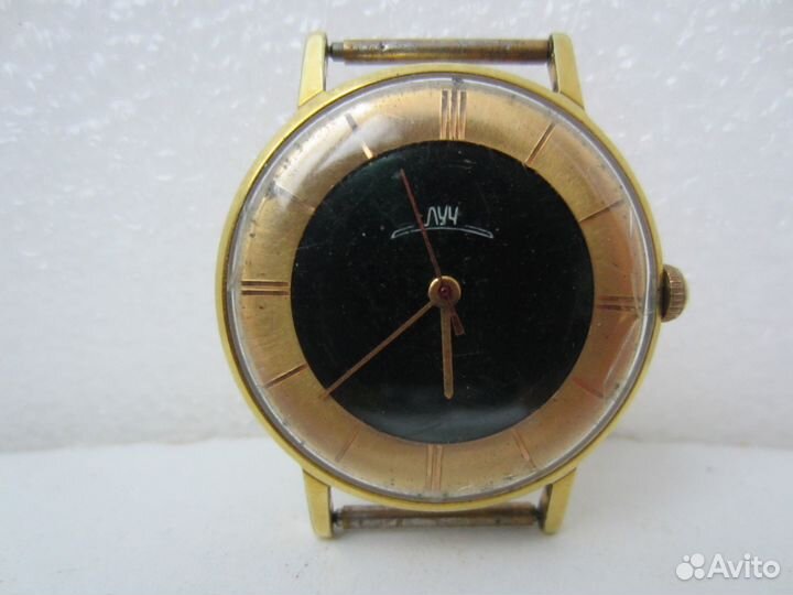 Часы Луч позолоченные СССР