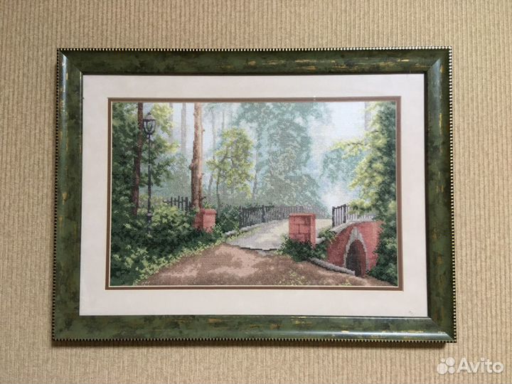 Картина вышитая крестом