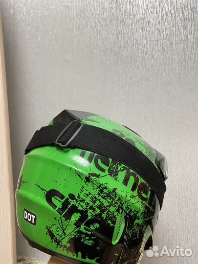 Мото шлем кроссовый