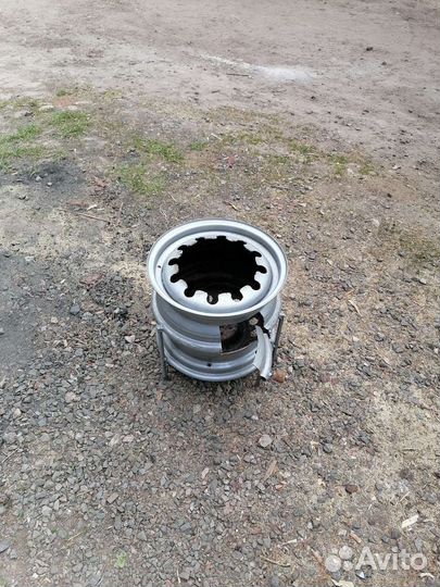 Печь для казана из дисков