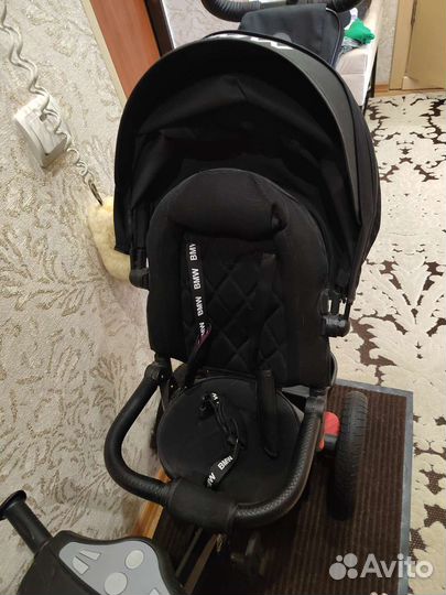 Детский трехколесный велосипед bmw