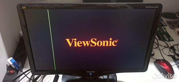 View Sonic va1931wa-led с полосой