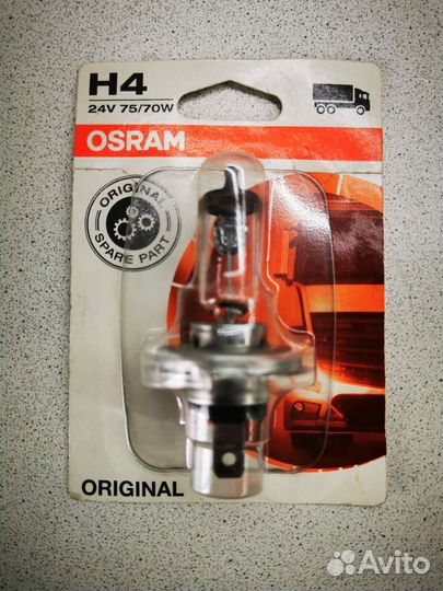 Лампы h4 h1 h3 h7 Osram 24V