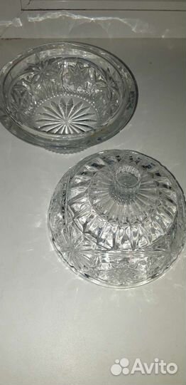 Ваза конфетница хрусталь СССР