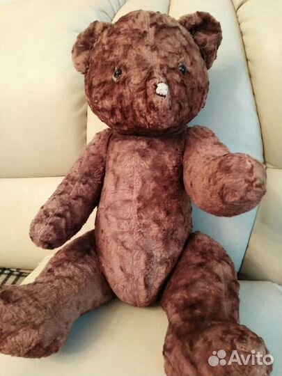 Мишка игрушка СССР 1940 г опилки советский медведь