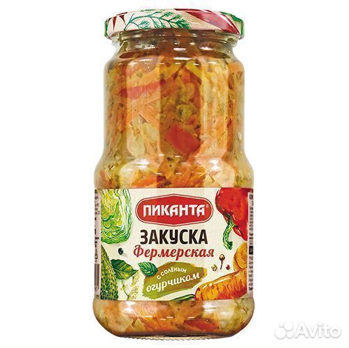 Опт - Закуска Пиканта Фермерская 530г