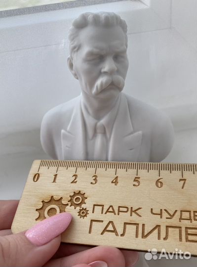 Бюст поэты писатели бисквит статуэтка