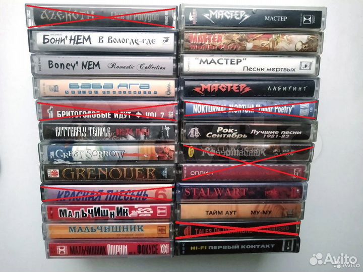 Кассеты, аудиокассеты, MC