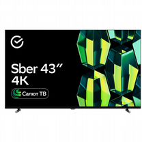 Новый Телевизор Sber, 43"(109 см), UHD 4K 2GB