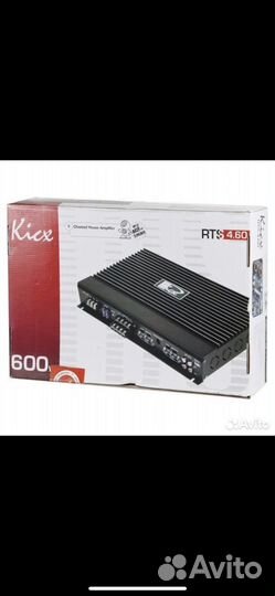 4-канальный усилитель Kicx RTS 4.60