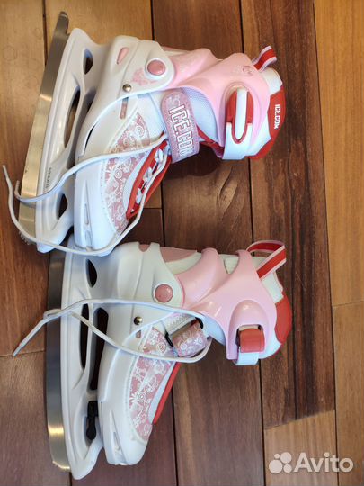 Коньки фигурные р. 29 и коньки раздвижные р.30-33