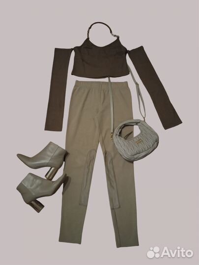 Новые брюки Benetton с эластаном по типу легинсы