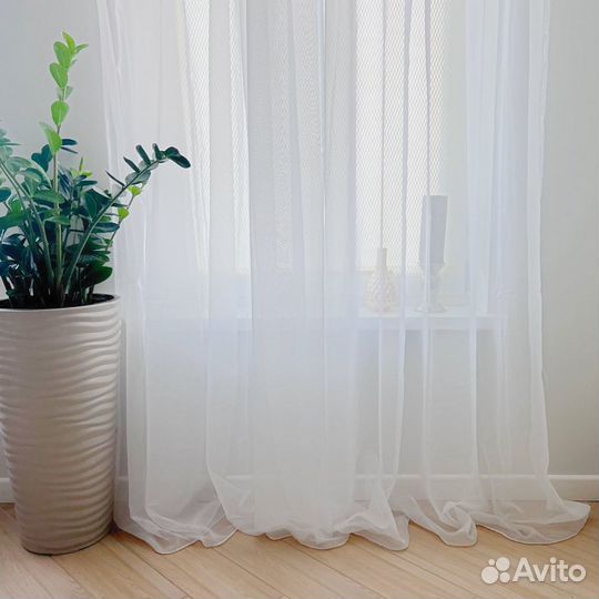 Тюль штора (готовая) пошив