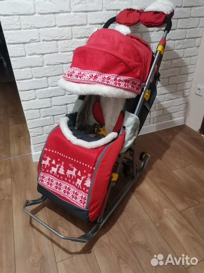 Санки-коляска