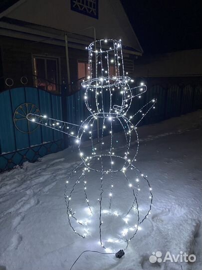 Новогодний снеговик