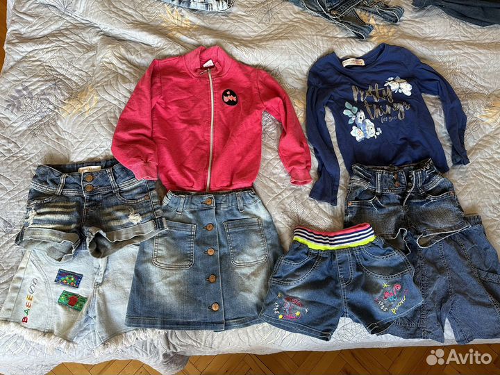 Вещи пакетом на девочку 122