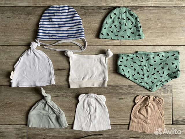 Шапочки для новорожденного