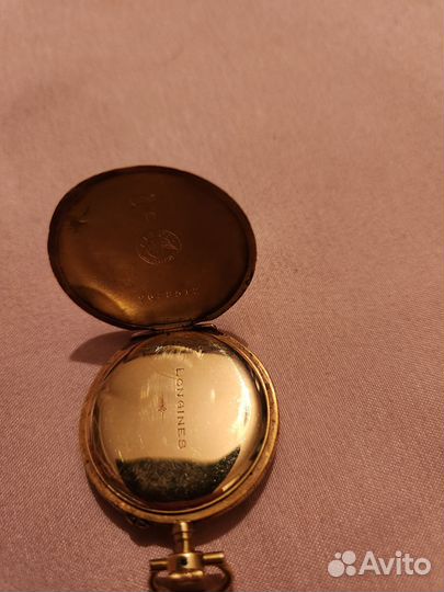 Старинные золотые карманные часы