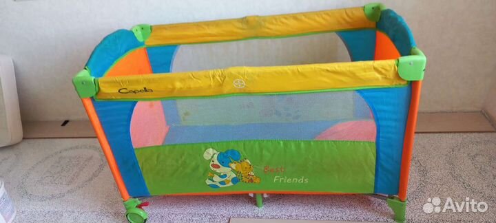 Манеж кровать складной