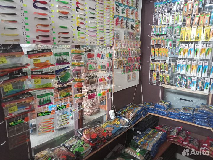 Магазин рыболовных товаров, доход 100к