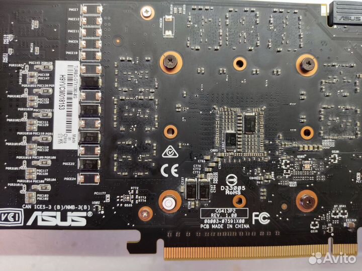 Видеокарта asus Turbo GTX 1080 8GB