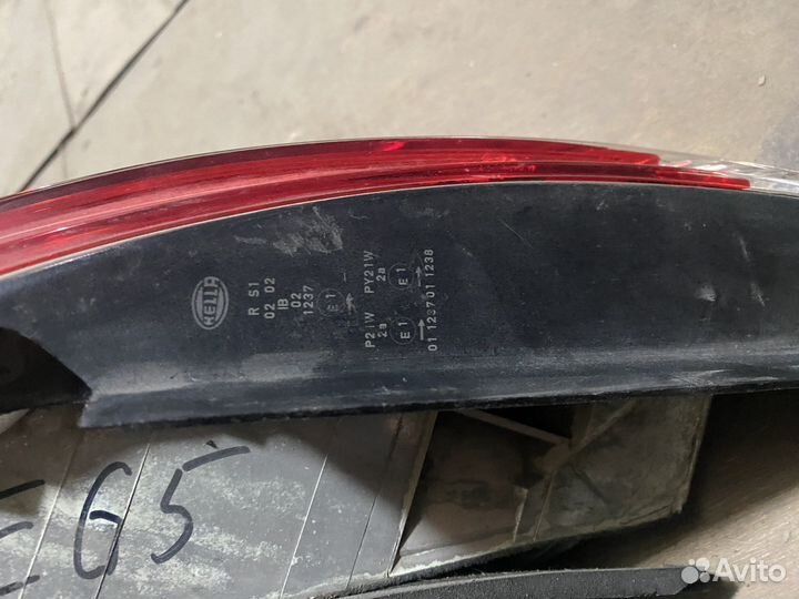 Bmw 7 e65 фонарь задний правый до рестайлинг