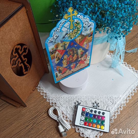 Икона Божией Матери Неопалимая Купина светильник н