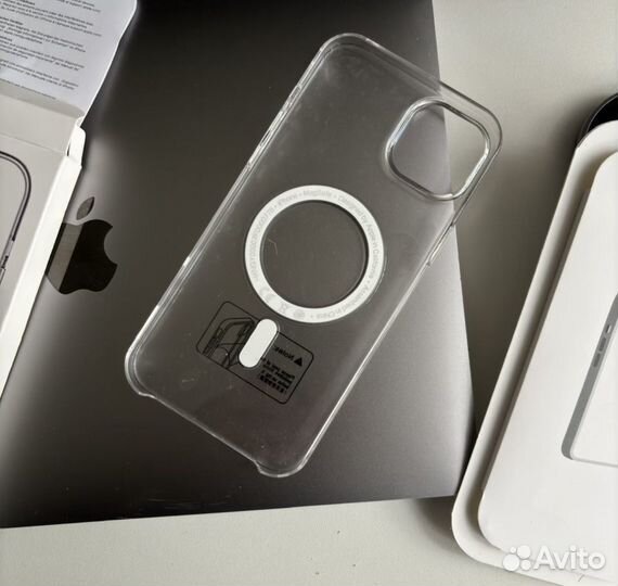 Чехол Clear case Magsafe iPhone 15 plus