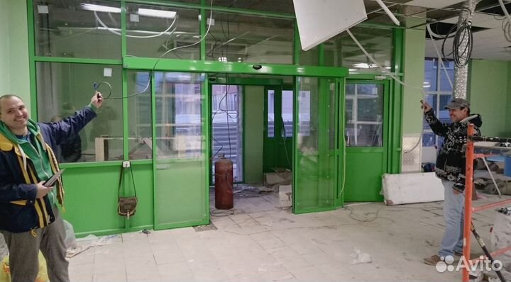 Алюминиевые окна двери витражи входные группы