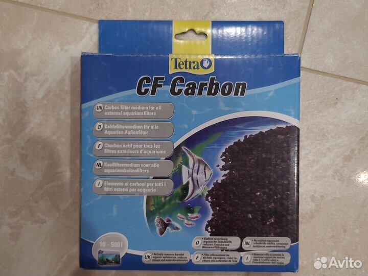 Уголь для внешних фильтров тетра