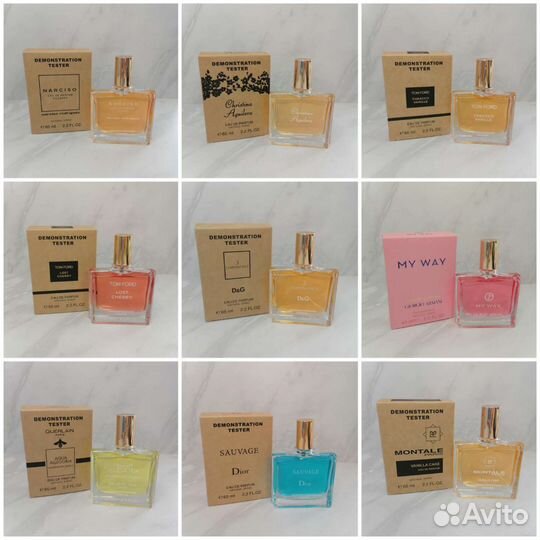 Духи тестер мужские женские унисекс