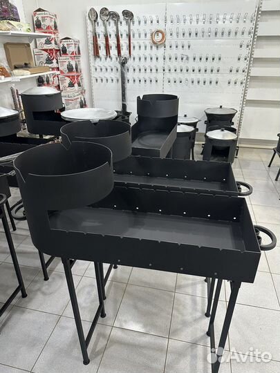 Мангал с подказанником