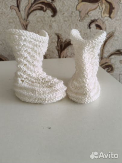 Пинетки вязанные