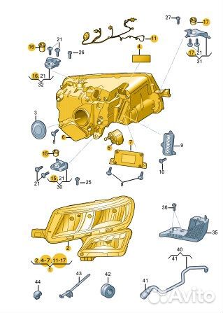 Фара передняя левая Skoda Karoq djka 2020