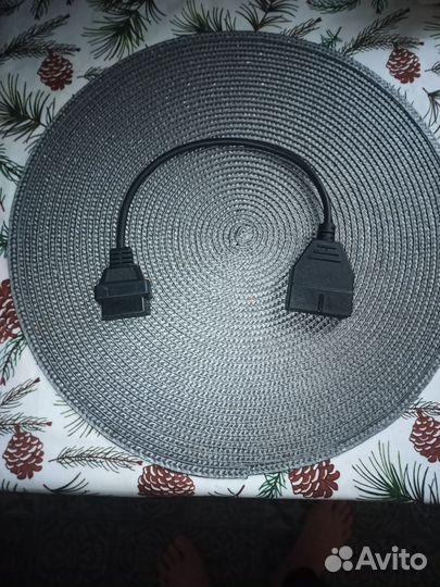 Переходник для диагностики ваз, 12 на 16