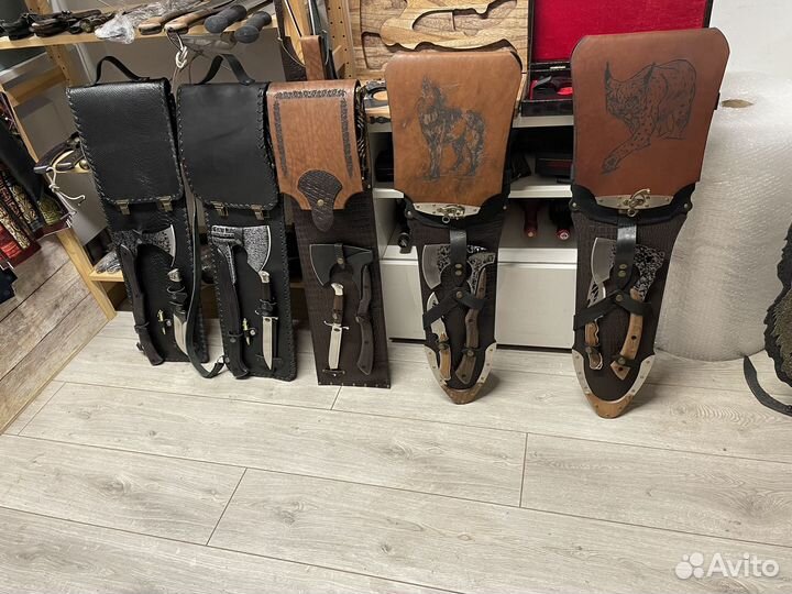 Наборы шампуров «Егерь» топор + нож