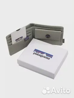 Кошелек бумажник Patagonia wallet светло-серый