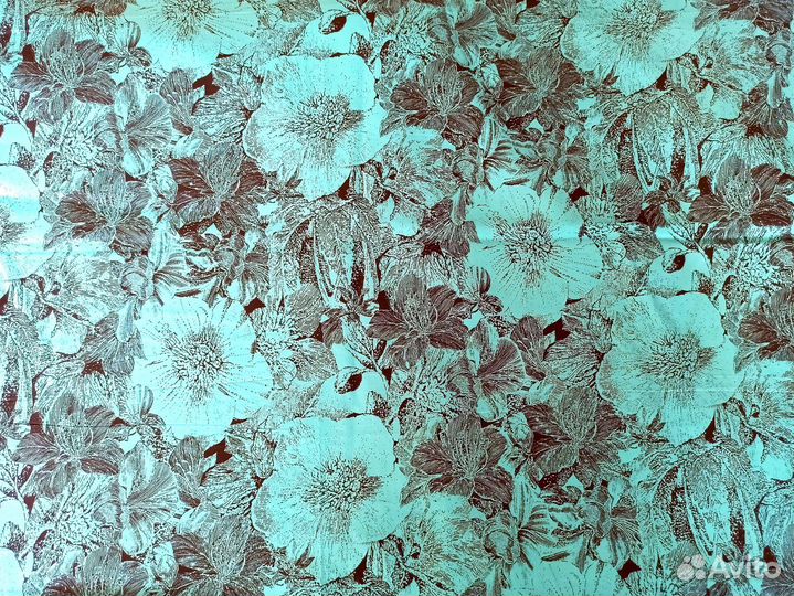 Ткань хлопок сатин СССР