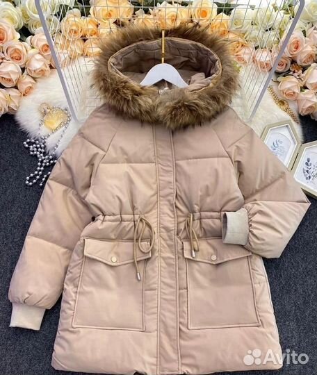 Пуховик зимний женский