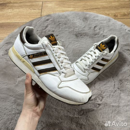 Кроссовки винтажные Adidas ZX 500 кожа оригинал