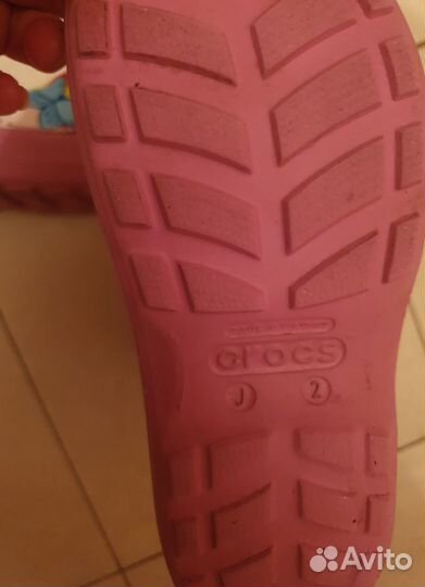 Crocs сапожки рр j2(33-34)