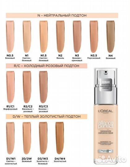 Тональная основа Loreal