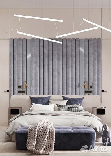 Мягкие стеновые панели в прихожую