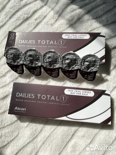 Линзы контактные однодневные