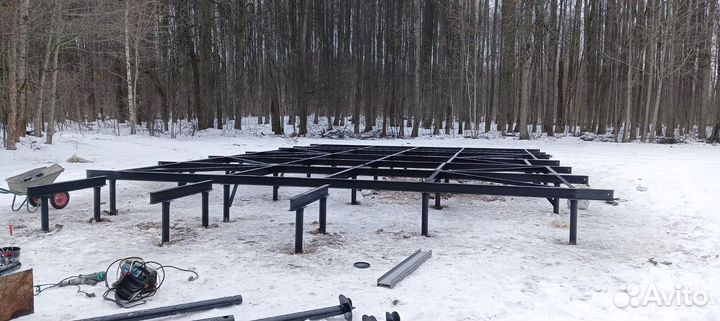 Фундамент на винтовых сваях Винтовые сваи под ключ