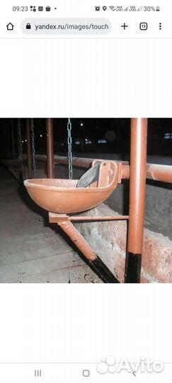 Поилка чугунная крс