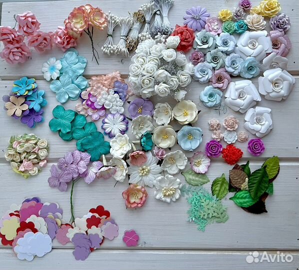 Набор цветов для скрапбукинга