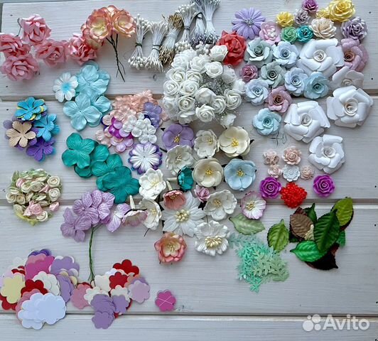 Набор цветов для скрапбукинга