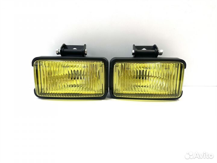Противотуманные фары желтый свет
