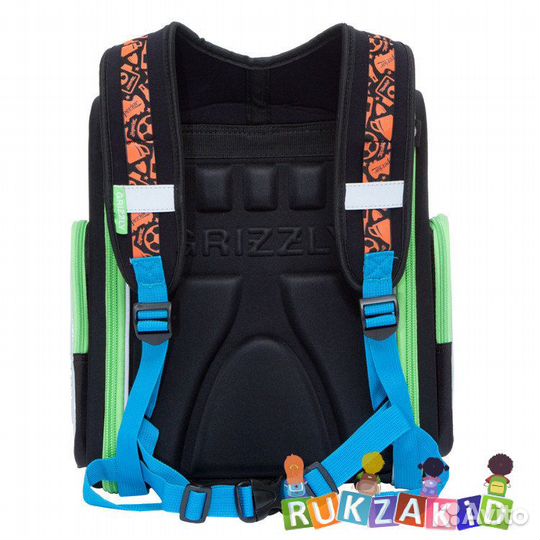Формованный ранец для школы Grizzly